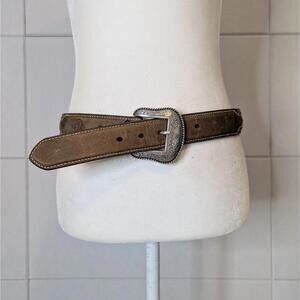 Vintage Cavender's western leather concho belt
